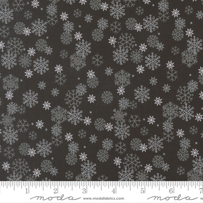 Holiday Cheer Snow Flurry Midnight Yardage by Stacy Iest Hsu for Moda Fabrics | 20976 20