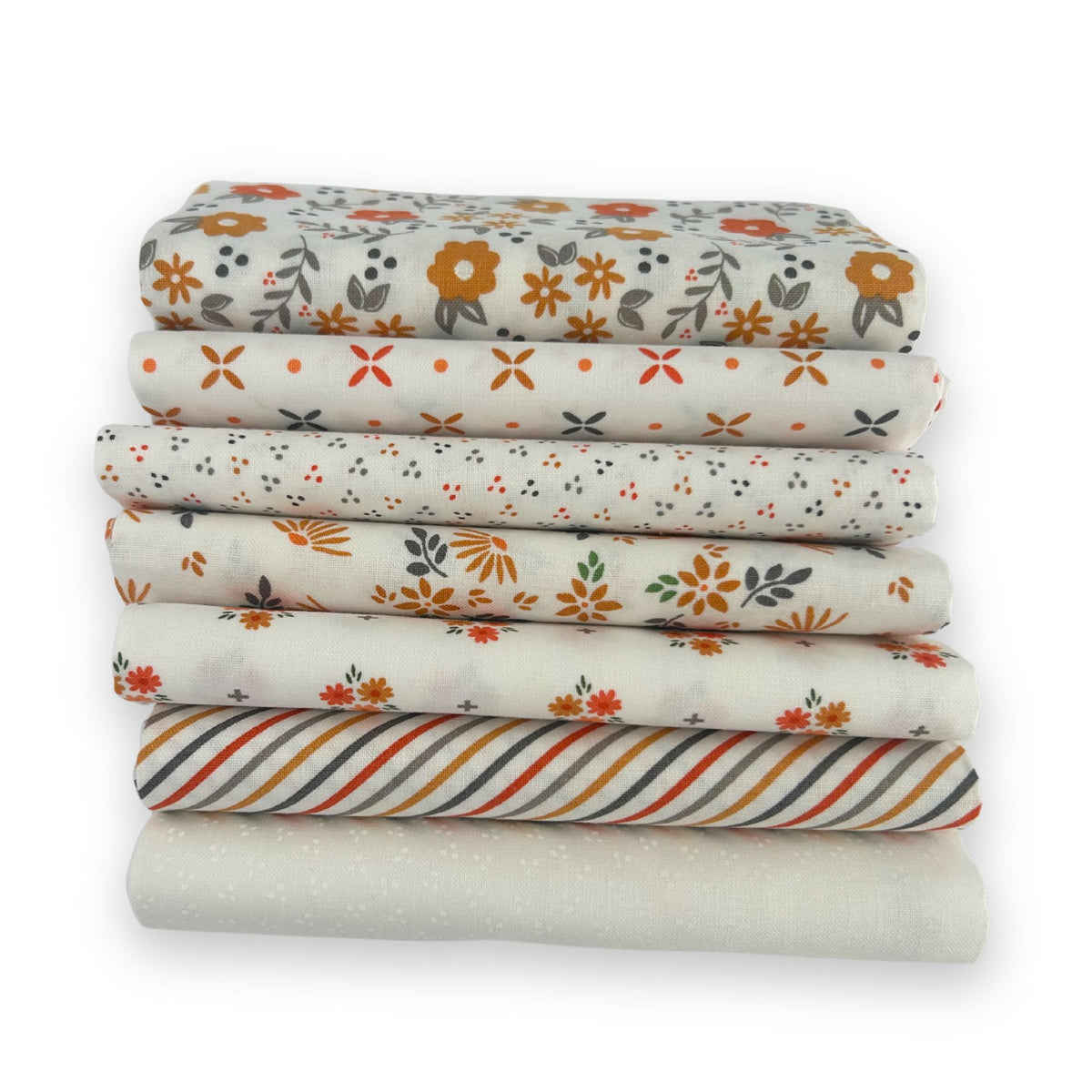 Fall Fat Quarter Bundle Low Volume | Birch and Willow by Sherri & Chelsi for Moda Fabrics | 7 Fat Quarters | Curated Bundle