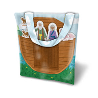 Two by Two Noah's Ark Quiet Book Felt Panel by Cayla Naylor for Riley Blake Designs | Panel Size 36" x 48" | FT16688-PANEL