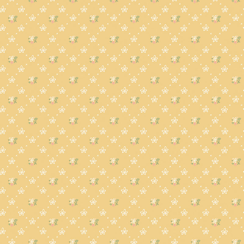 Clover Farm Wallpaper Yellow Yardage by Gracey Larson for Riley Blake Designs | C14766 YELLOW | Cut Options