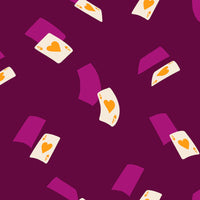 PRESALE Hello Alice Falling Aces Purple Velvet Yardage by Sarah Watts for Ruby Star Society | RS2129 12