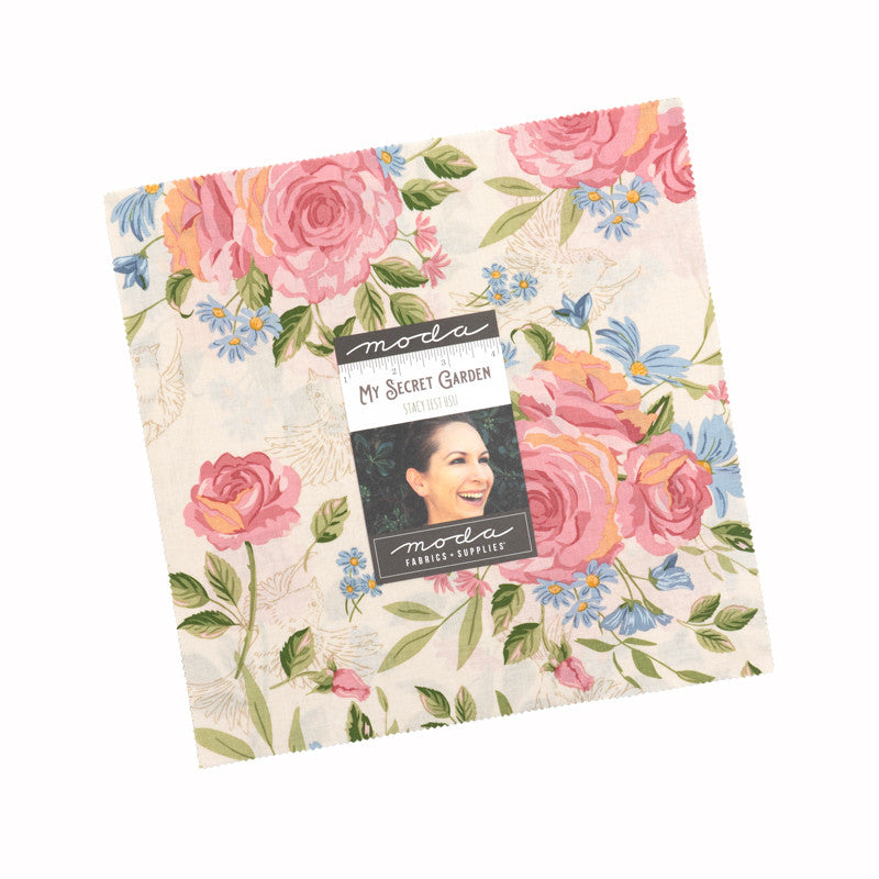 PRESALE My Secret Garden Layer Cake 10" by Stacy Iest Hsu for Moda Fabrics | 20980LC