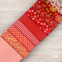 Delightfully Yours Custom Fat Quarter Bundle Red by Sherri & Chelsi for Moda Fabrics  | Curated Bundle | 9 Fat Quarters