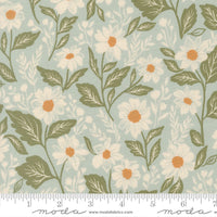 PRESALE True Love Romance Blooms Robins Egg Yardage by Lella Boutique for Moda Fabrics | 5260 14