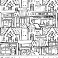 PRESALE Gingerbread Village White Yardage by J. Wecker Frisch for Riley Blake Designs | C17843-WHITE