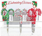 Holiday 3.5" Embroidery Scissors | Small Sewing Scissors | Needlepoint blades