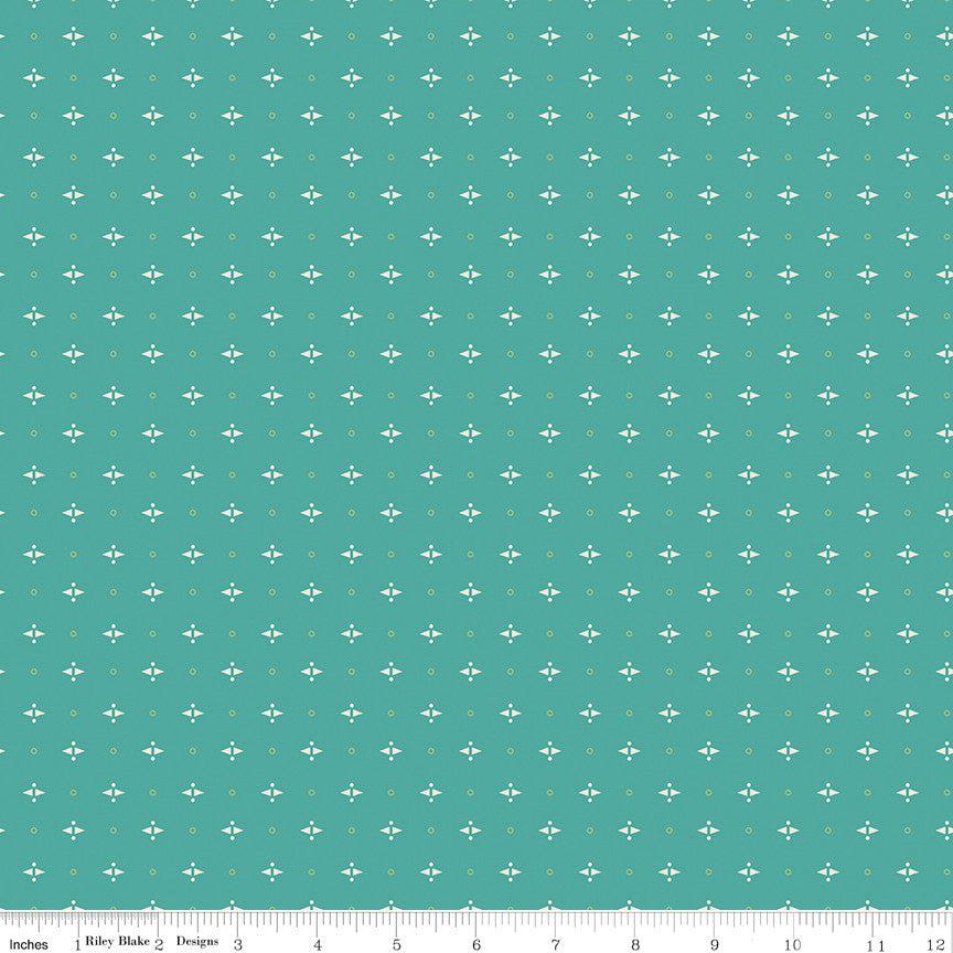 PRESALE Baked With Love Pie Rainforest Yardage by Lori Holt of Bee in My Bonnet | C17794-RAINFOREST