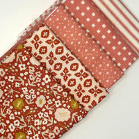 Ivy Reese Custom Fat Quarter Bundle Pink by Deena Rutter for Riley Blake Designs | 5 FQs | Curated Bundle