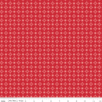 PRESALE Americana Independence Riley Red Yardage by Lori Holt of Bee in My Bonnet for Riley Blake Designs | C16093-RILEYRED