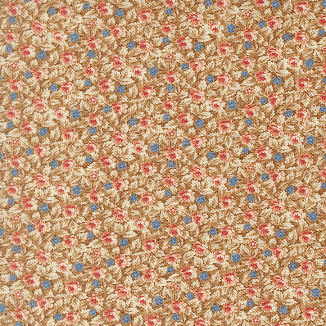PRESALE Butternut and Sage Mums and Posies Cinnamon Yardage by Fig Tree & Co for Moda Fabrics | 35448 20