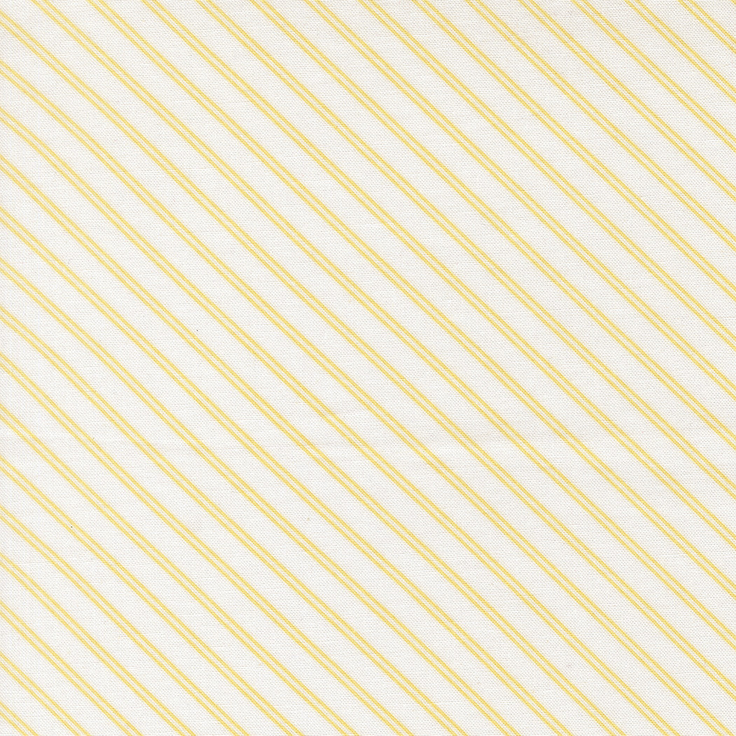 PRESALE Bloomsberry Stripe White Buttermilk Yardage by Camille Roskelley for Moda Fabrics | 55355 11