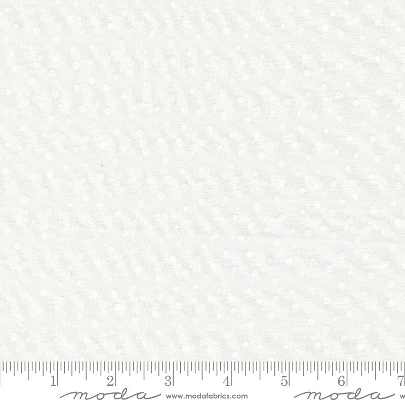 PRESALE Cali & Co Dottie Dot Cloud White Yardage by Corey Yoder for Moda Fabrics | 29196 11