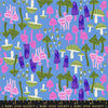 PRESALE Hello Alice Mushroom Land Lindley Blue Yardage by Sarah Watts for Ruby Star Society | SKU