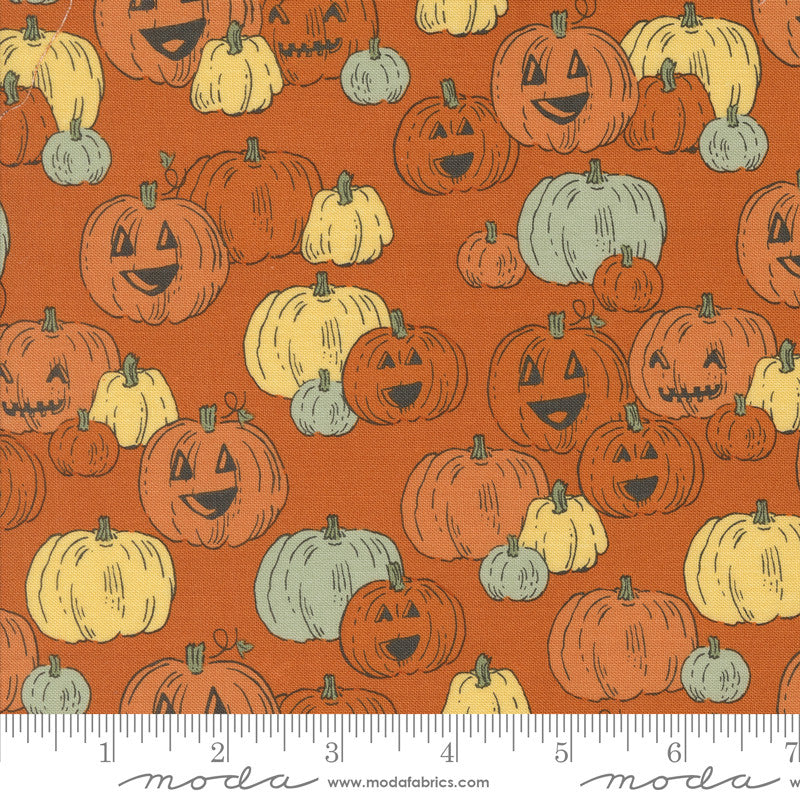 Home Sweet Haunt Rust Yardage by Stacy Iest Hsu for Moda Fabrics | 20916 13