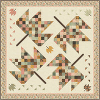 PRESALE Fallen Leaves Custom Quilt Kit With Acorn Hollow by BasicGrey for Moda Fabrics