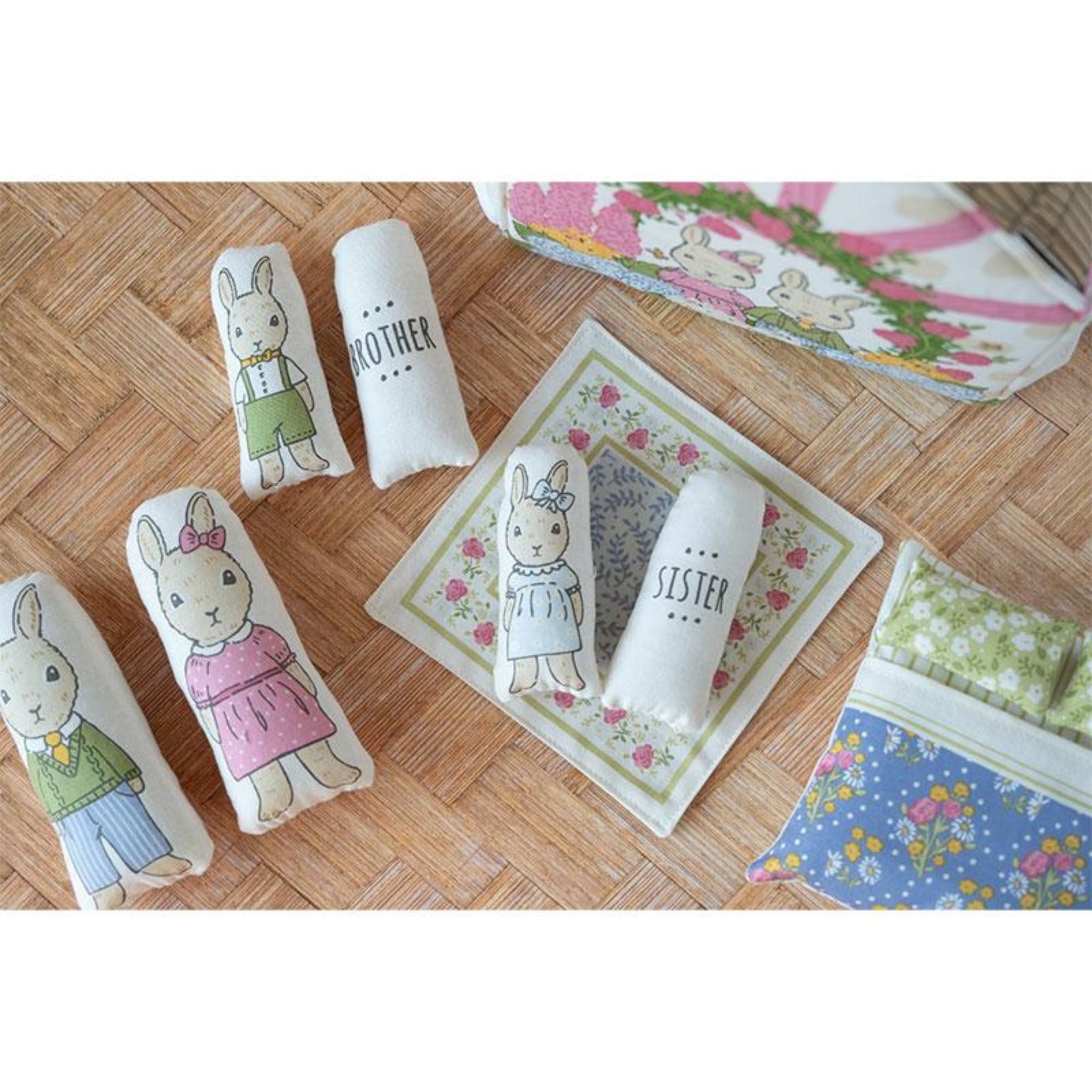 PRESALE My Secret Garden Garden Bunny Cottage Panel Cloud by Stacy Iest Hsu for Moda Fabrics | 20989 11