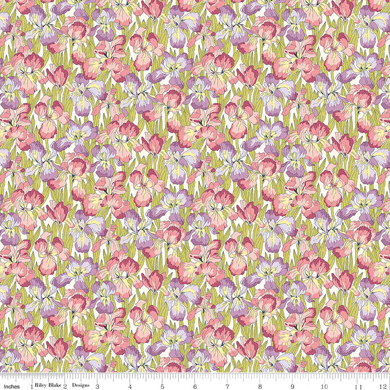 Postcard from the Highlands Iris Muriel A by Liberty Fabrics for Riley Blake Designs | 01667360A