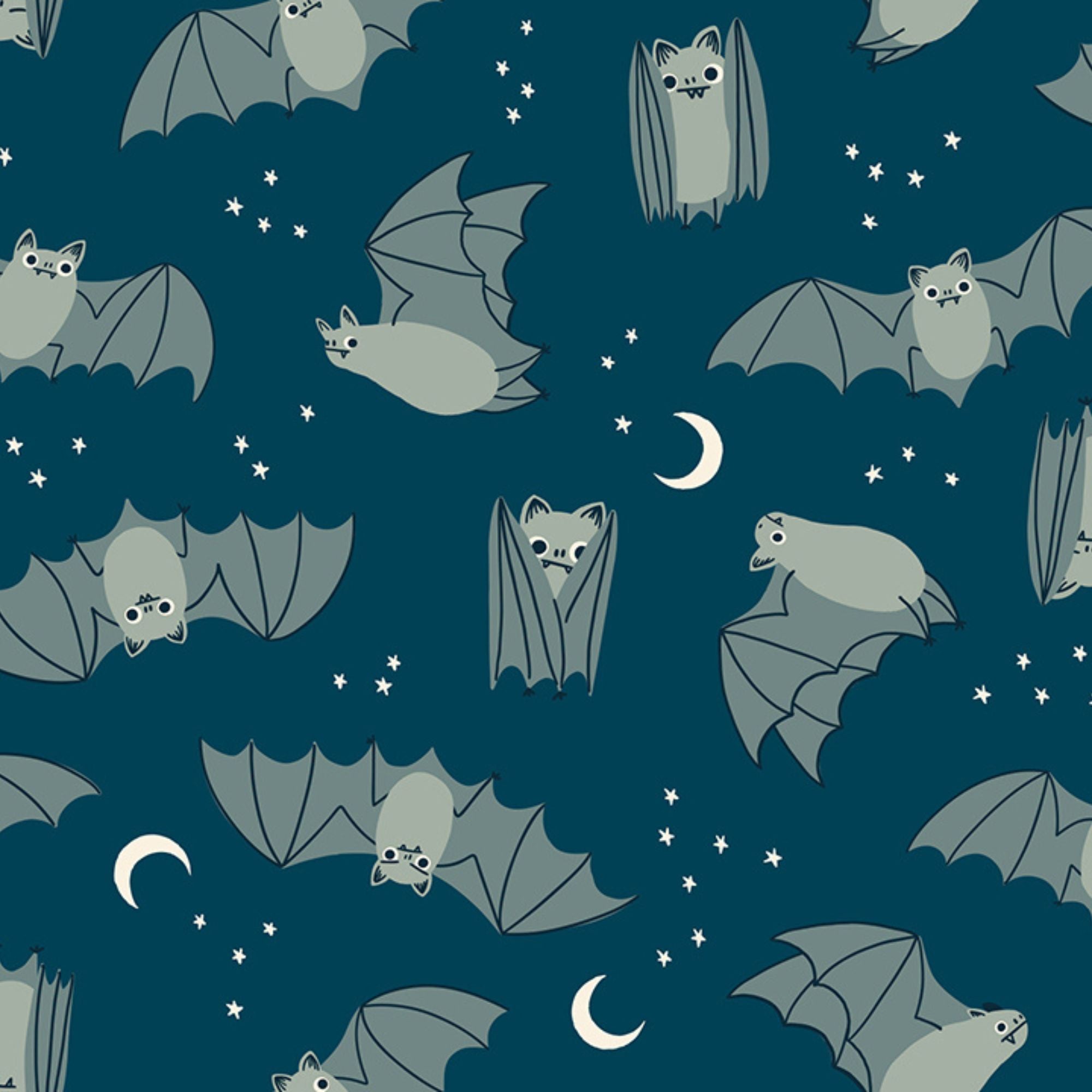 PRESALE Freaky Familiars Fat Bats Galaxy Yardage by Ruby Star Society | RS5194 14