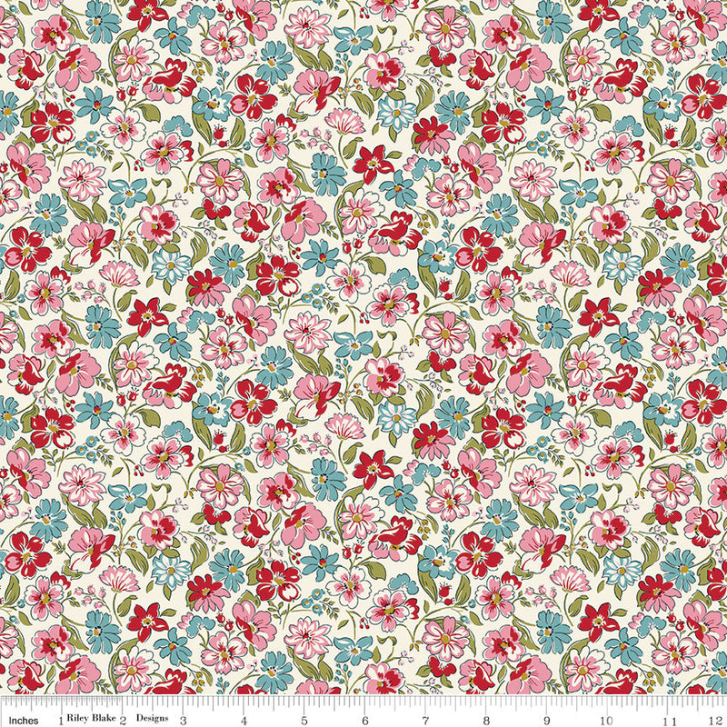 Liberty Fabrics Heirloom Collection 4 Floral Joy C Yardage for Riley Blake Designs | 016668114C