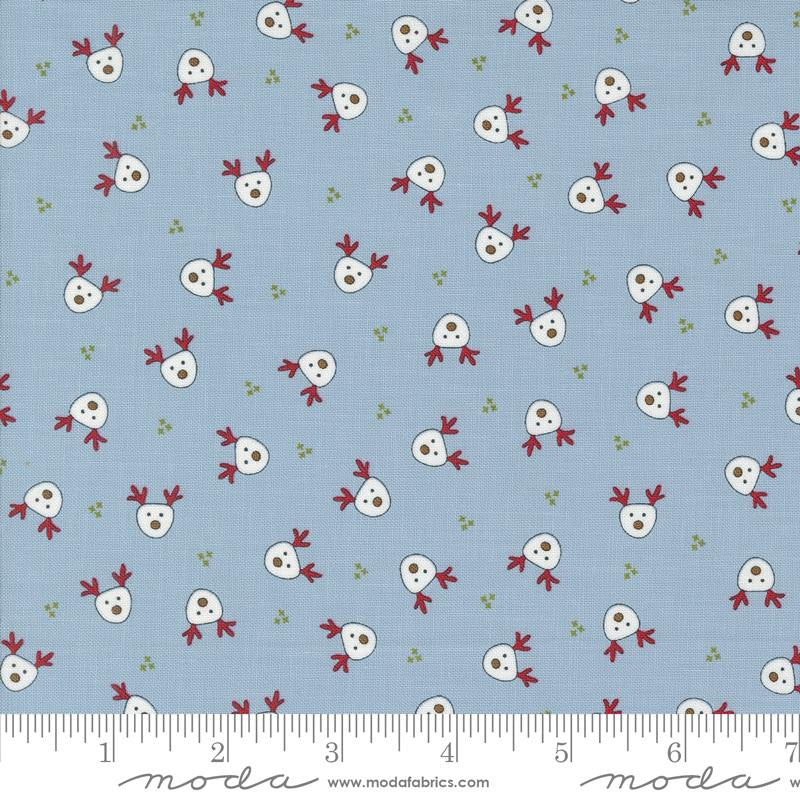 On Dasher Reindeer Dasher Frost Yardage by Sweetwater for Moda Fabrics | 55661 14