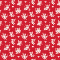 Letters to Cupid Cupids Red Yardage by My Mind's Eye for Riley Blake Designs | C16982-RED