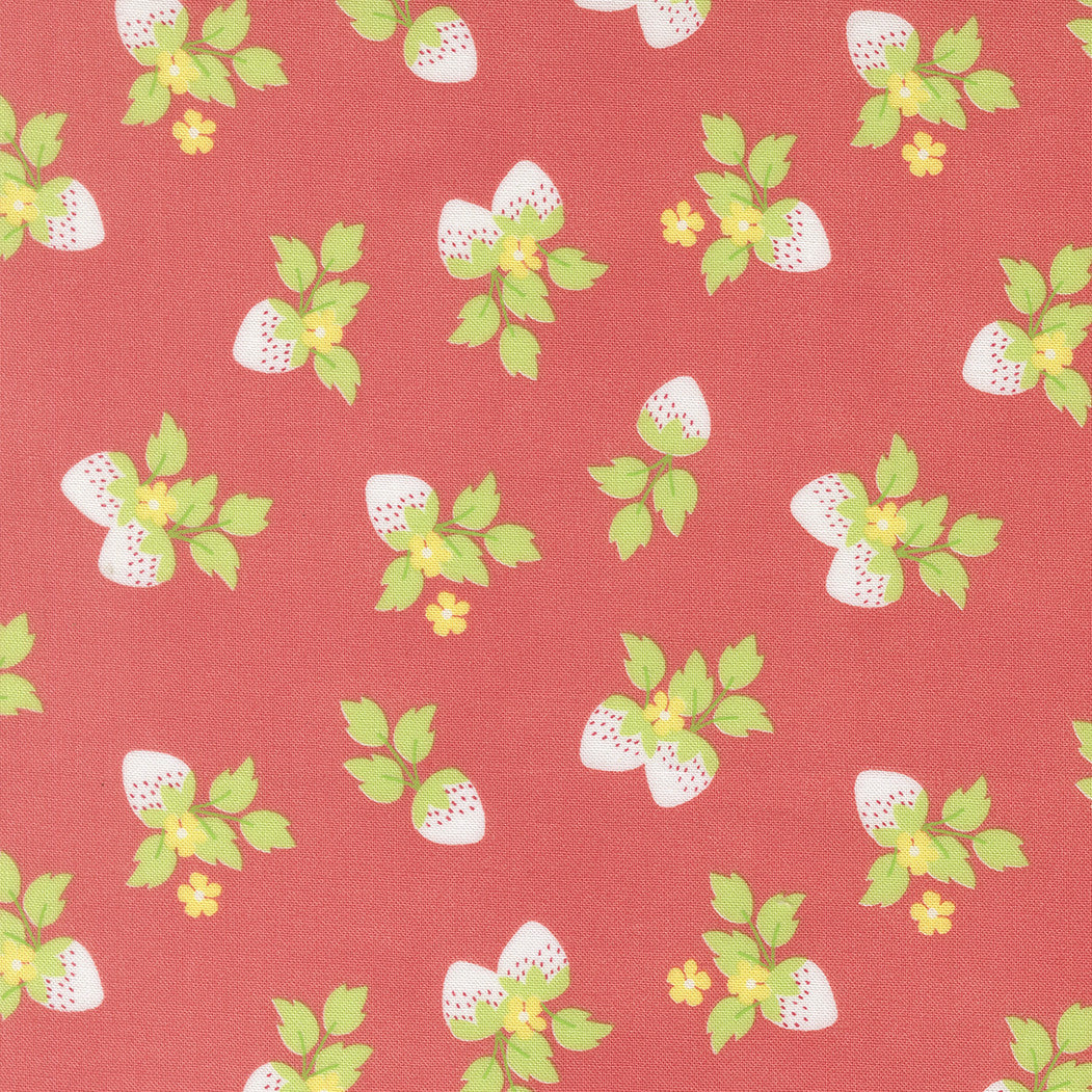 Fruit Salad Strawberries Flamingo Yardage by Corey Yoder for Moda Fabrics | 29243 12