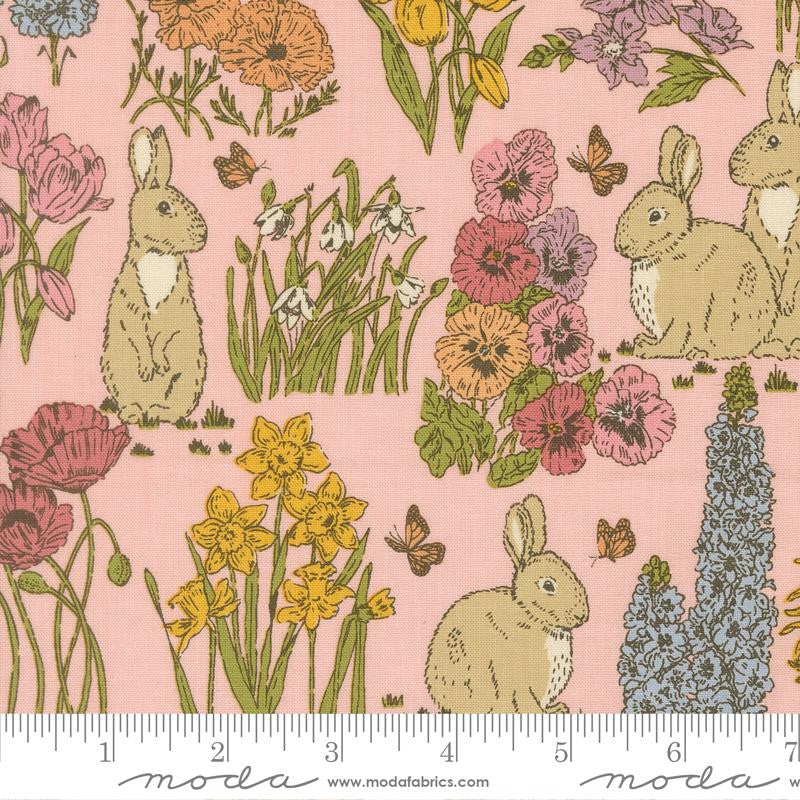 PRESALE My Secret Garden Garden Bunnies Petal Yardage by Stacy Iest Hsu for Moda Fabrics | 20982 23