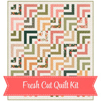 PRESALE Fresh Cut Quilt Kit With Garden Glam by Lella Boutique for Moda Fabrics | Quilt Size 64 1/2” x 74 1/2”
