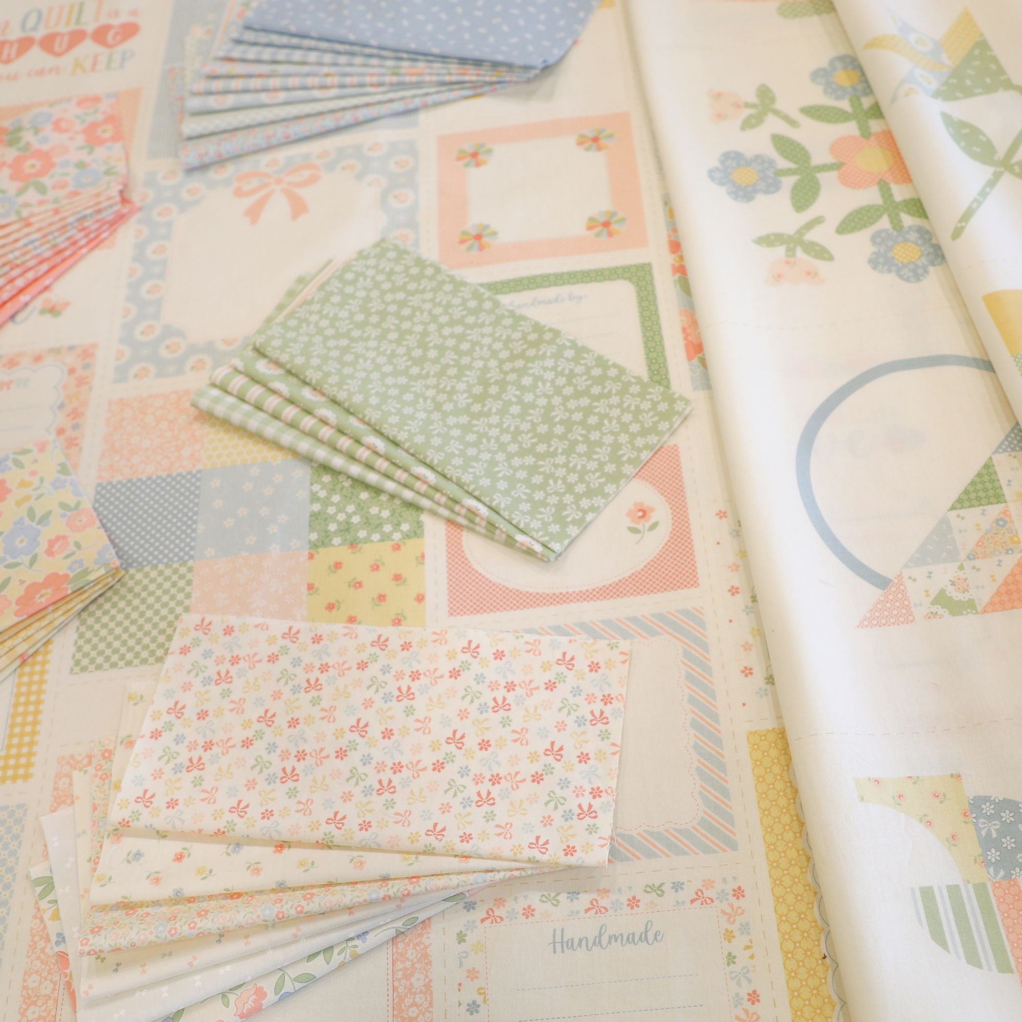 PRESALE Handmade Sweetness Porcelain Labels N Things Panel by Heather Briggs of My Sew Quilty Life for Moda Fabrics | 31799 11
