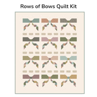 PRESALE Rows of Bows Custom Quilt Kit With Threads of Grace by Kassidy Grace for Riley Blake Designs | Quilt Size 66 1/2" x 78 1/2"