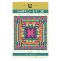 Saffron & Sage Quilt Pattern by Crystal Manning | CMA 898
