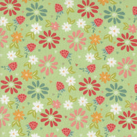 PRESALE Raspberry Summer Spring Berries Mint Yardage by Sherri & Chelsi for Moda Fabrics | 37690 15