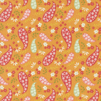 Raspberry Summer Paisley Apricot Yardage by Sherri & Chelsi for Moda Fabrics | 37691 14