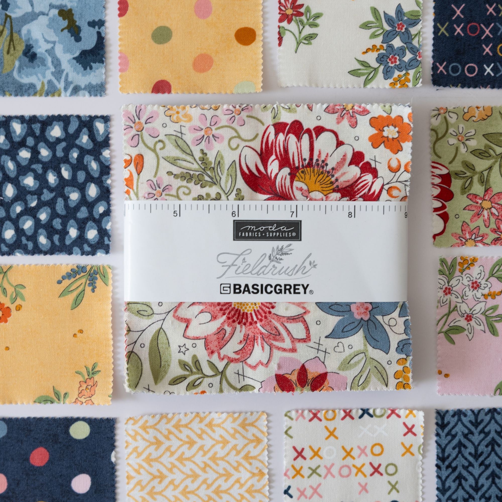 PRESALE Fieldrush Charm Pack 5" Bundle by BasicGrey for Moda Fabrics | 42 Pcs | 30780PP