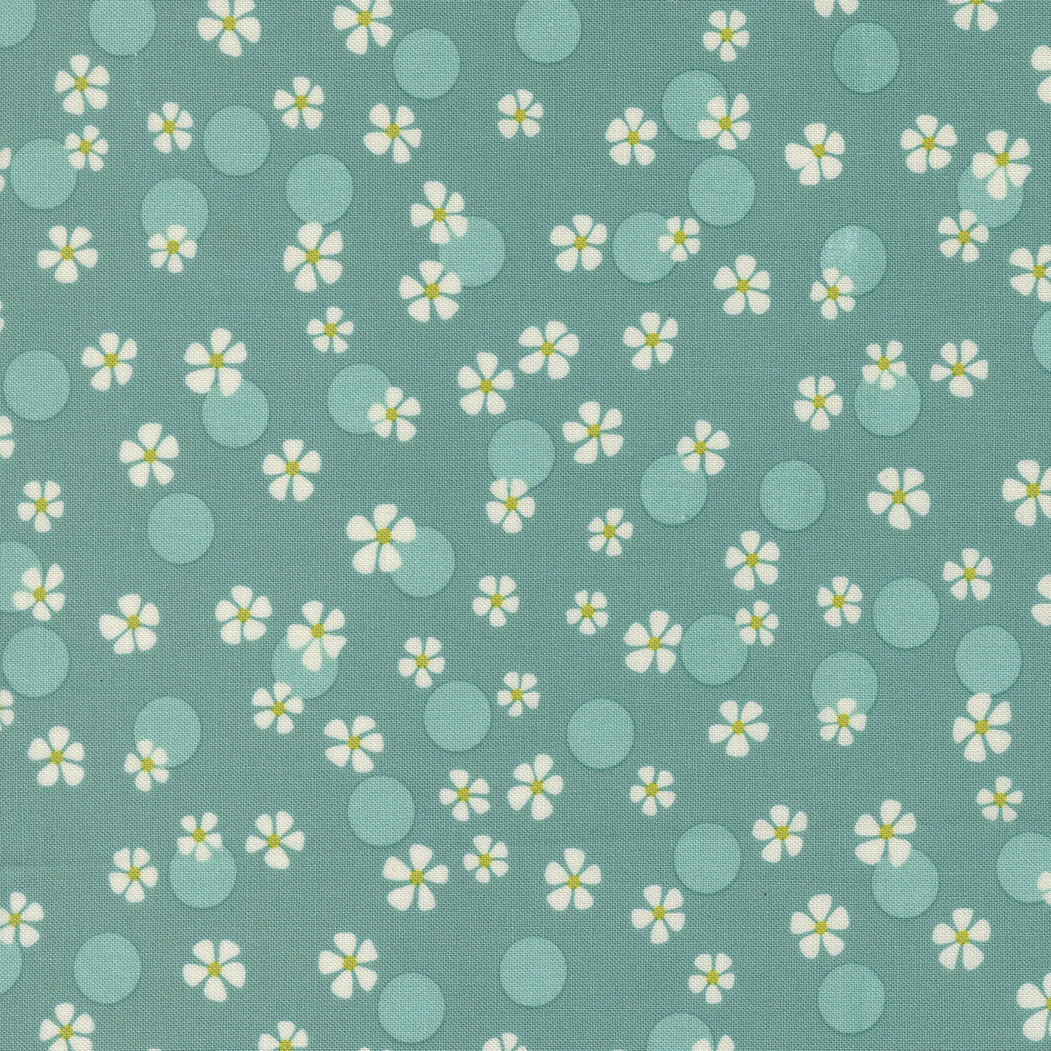 Happy Daze Teal Yardage by Chloe’s Closet for Moda Fabrics | 33842 19