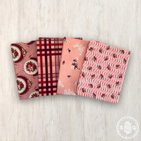 Grand Haven Custom Fat Quarter Pink Colorway Bundle by Minick & Simpson for Moda Fabrics | Curated Bundle 4 Fat Quarters