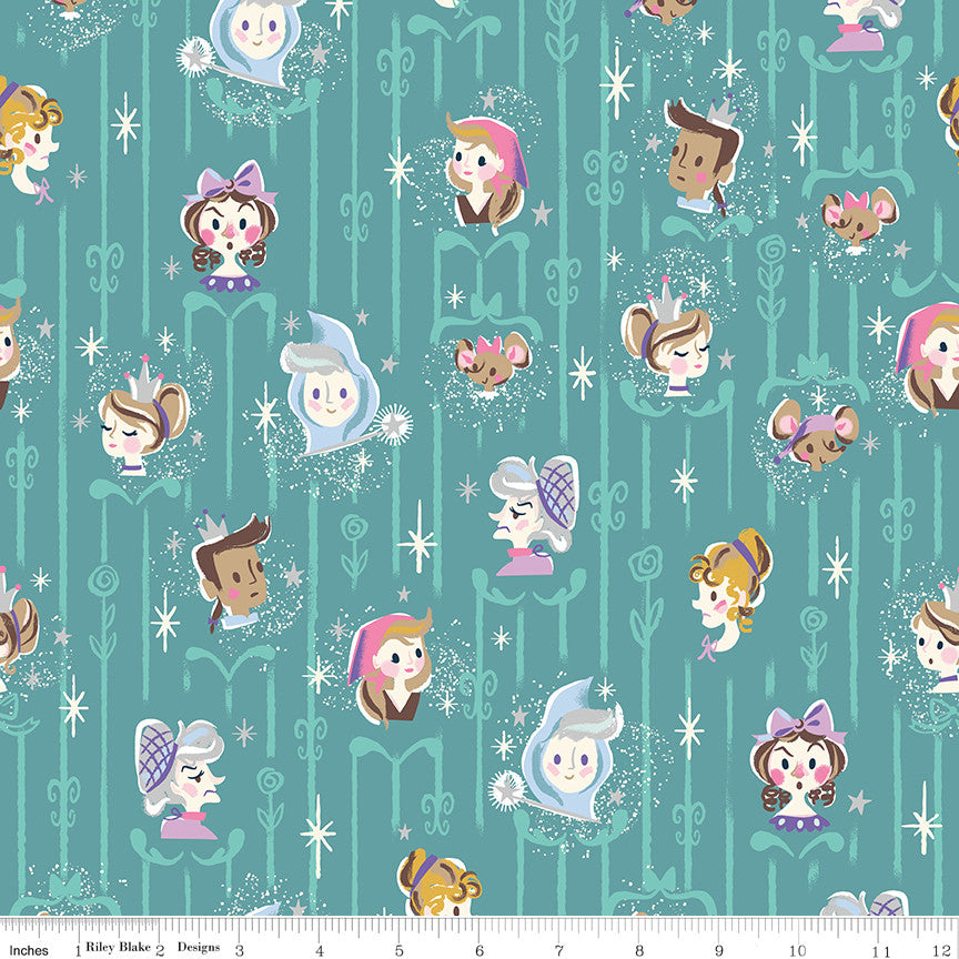 PRESALE Wishes Cast Raindrop Sparkle Yardage by Jill Howarth for Riley Blake Designs | SC18071-RAINDROP