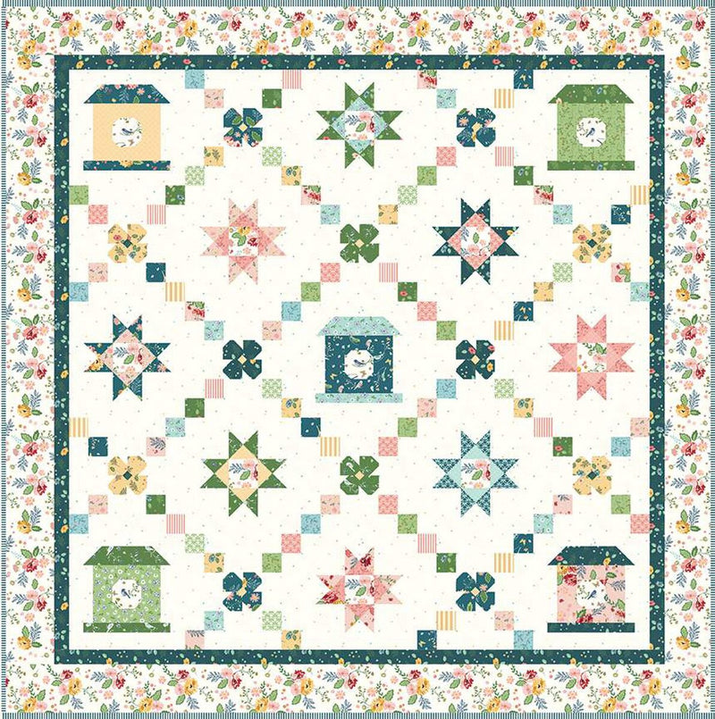 Melody Lane Quilt Boxed Kit by Beverly McCullough for Riley Blake Designs | KT-15140