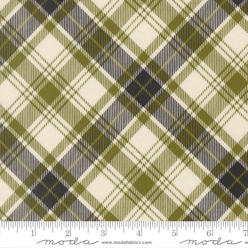PRESALE Chilly Christmas Plaid Pine Yardage by Sweetwater for Moda Fabrics | 55715 13