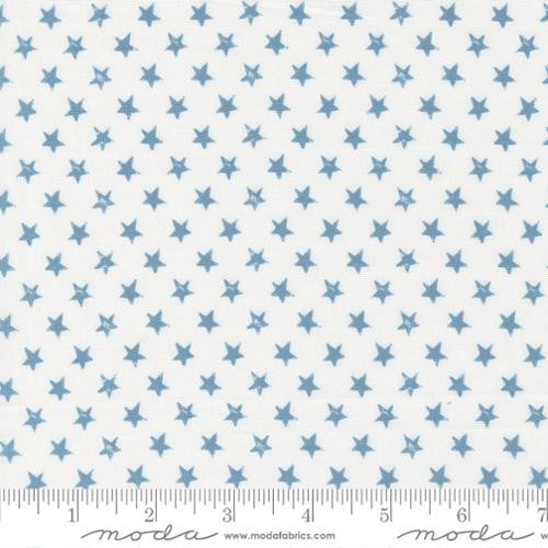 Old Glory Cloud Sky Star Spangled Yardage by Lella Boutique for Moda Fabrics | 5204 22 | Quilting Cotton