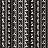 PRESALE Moonlit Trellis Floral Stripe Black Yardage by My Mind's Eye for Riley Blake Designs | C18214-BLACK