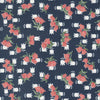 Rosemary Cottage Tulips Navy Yardage by Camille Roskelley for Moda Fabrics | 55314 14