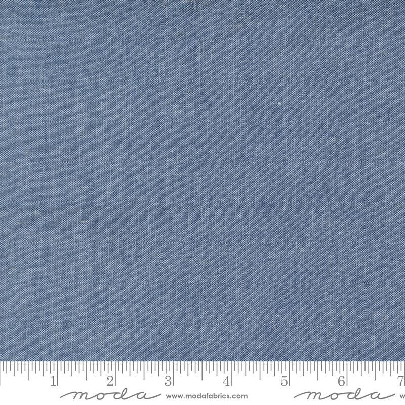 Denim and Daisies Wovens Crossweave Midnight Jeans Yardage by Fig Tree for Moda Fabrics | 12222 24