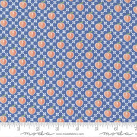 Peachy Keen Cobalt Peaches Yardage by Corey Yoder for Moda Fabrics | 29171 16