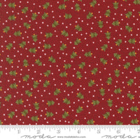 Emmitt and Ivy Spruce Red Yardage by Sweetwater for Moda Fabrics | 55692 12