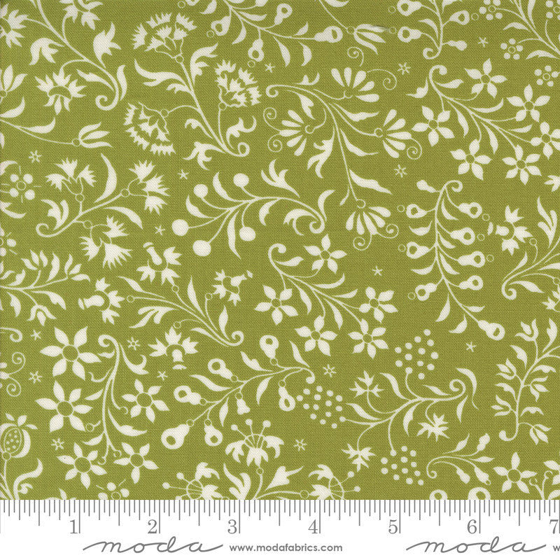 PRESALE Buon Natale Holiday Harvest Pine Yardage by Fig Tree & Co for Moda Fabrics | 35401 16