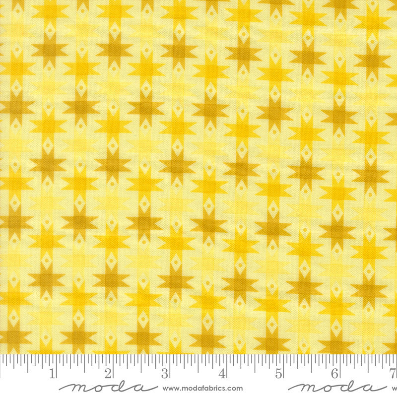 PRESALE Popcorn Ribbon Stars Sunshine Yardage by Elizabeth Hartman for Moda Fabrics | 51281 13