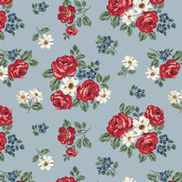 PRESALE Independence Floral Blue Yardage by the RBD Designers for Riley Blake Designs | C17331-BLUE