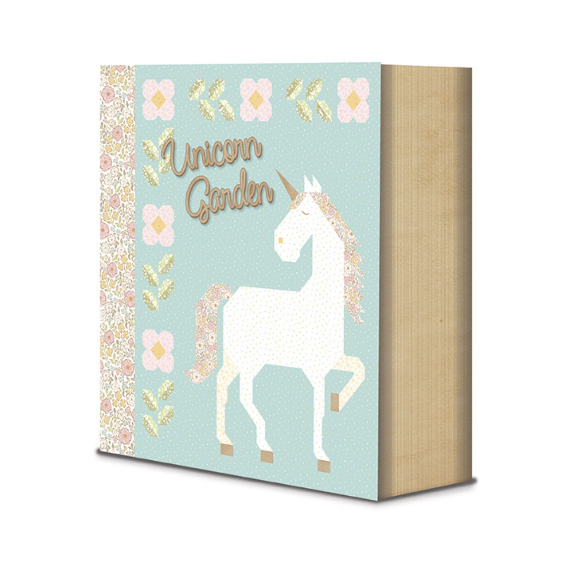 PRESALE Unicorn Garden Quilt Kit Boxed With Little Posies by Cayla Naylor for Riley Blake Designs | KT-18320