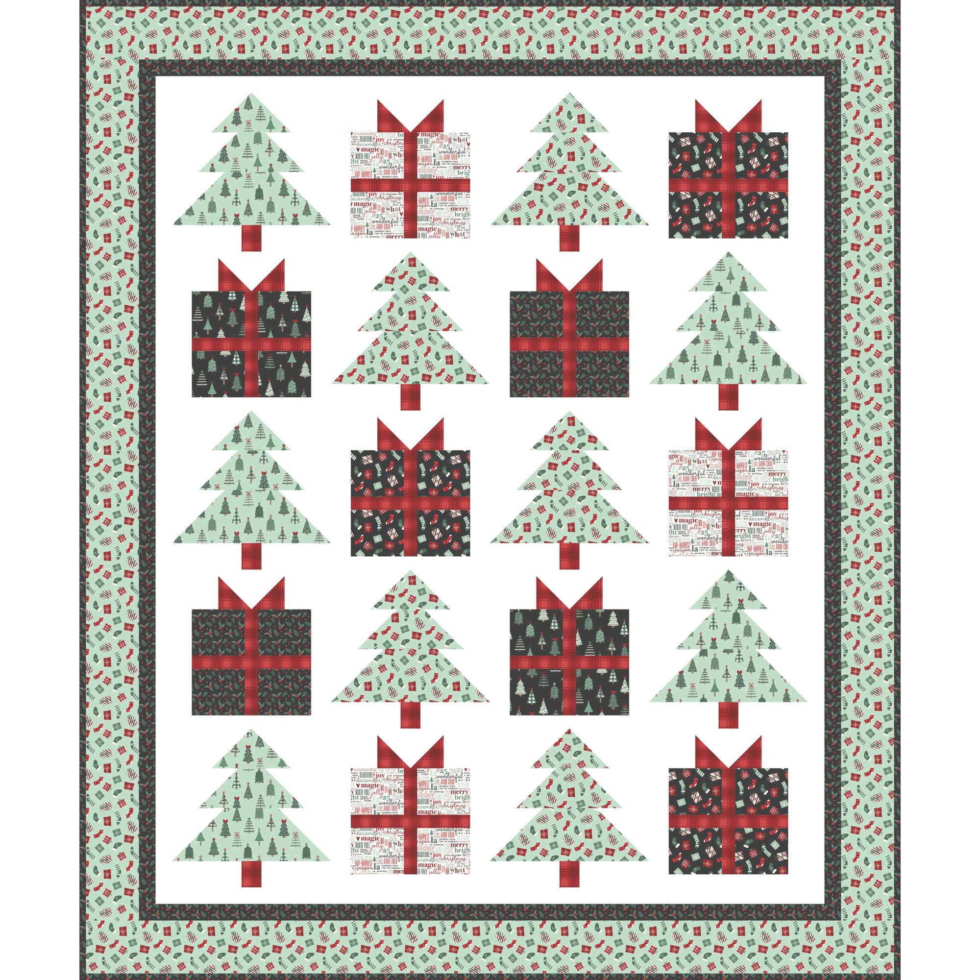 Merry Mornings Quilt Pattern by Bound To Be Quilting  | P236-MERRYMORNINGS